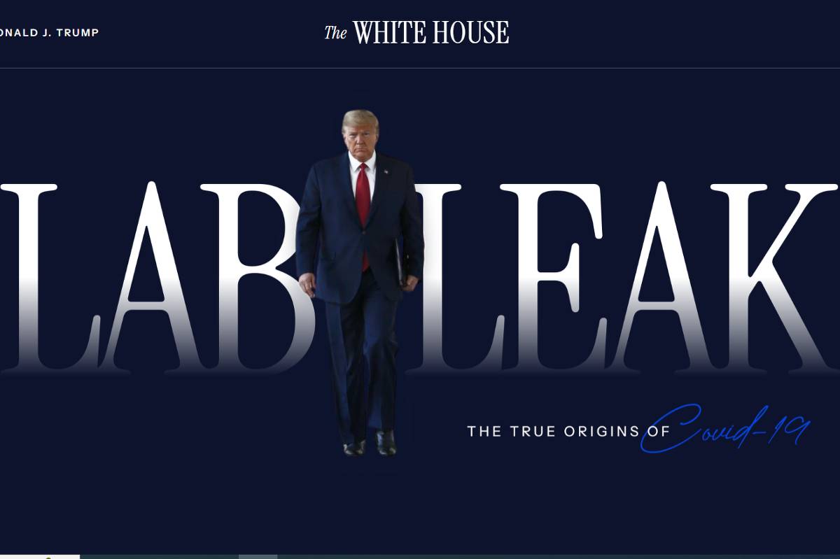 em-novo-site,-trump-diz-que-covid-se-originou-em-vazamento-de-laboratorio