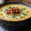 CALDINHO CREMOSO DE BATATA COM BACON